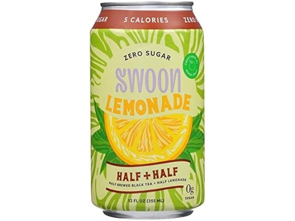 Swoon Half Tea Half Lemonade Zero Sugar 12 Pack