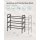 3-Tier Adjustable Metal Shoe Rack Ink Black