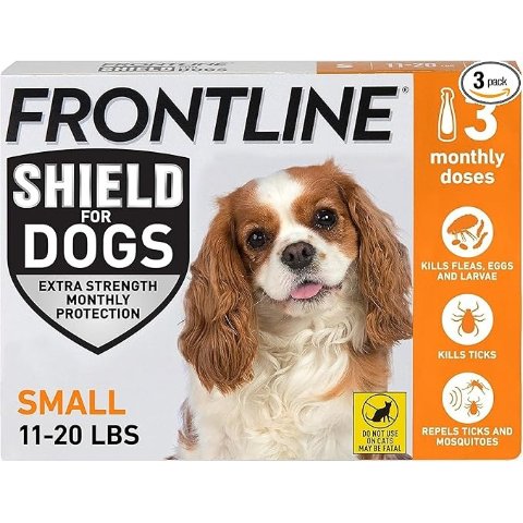 FRONTLINE Shield 小型犬驱虫剂 3支
