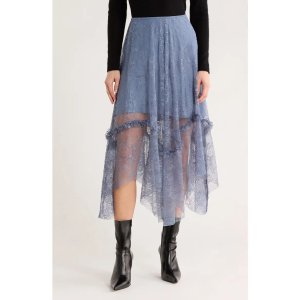 AllSaints Josie 女士不对称蕾丝裙