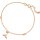 18K Rose Gold Bracelet 19CM