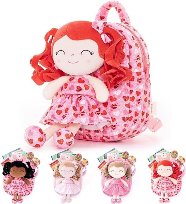 Love Series Plush Backpack 9 Inches