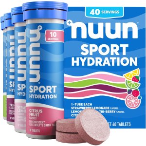 Nuun Sport Electrolyte Tablets Mixed Flavor 4 Pack