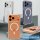 EUMADOVE iPhone 17 Pro Magnetic Clear Phone Case