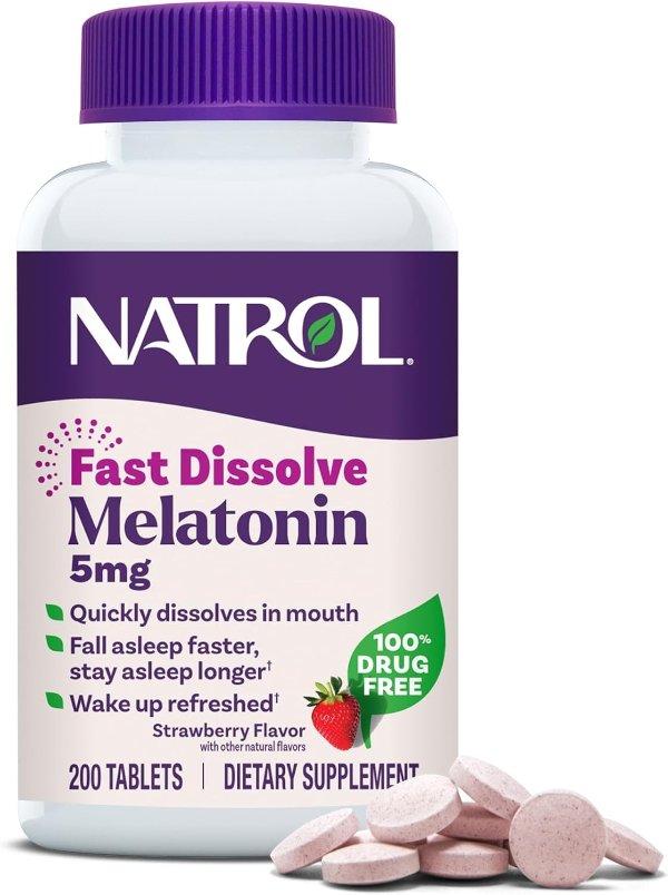 Melatonin Fast Dissolve 5mg 200 Tablets