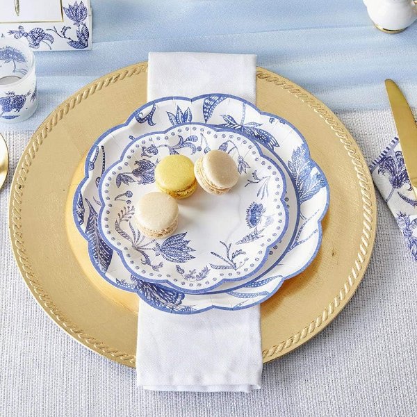 Kate Aspen Blue Willow Paper Plates 16 Pack