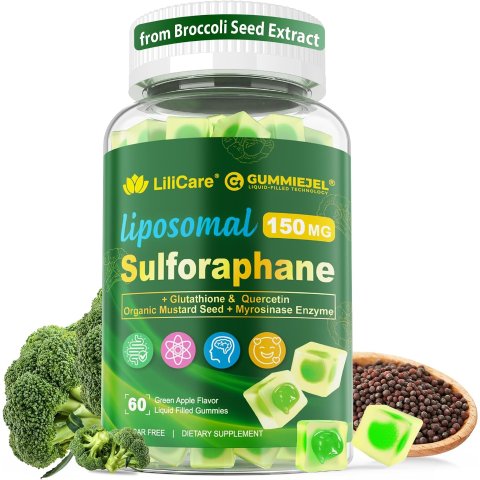 Liposomal 西兰花籽硫代葡萄糖素咀嚼片 150mg 60颗