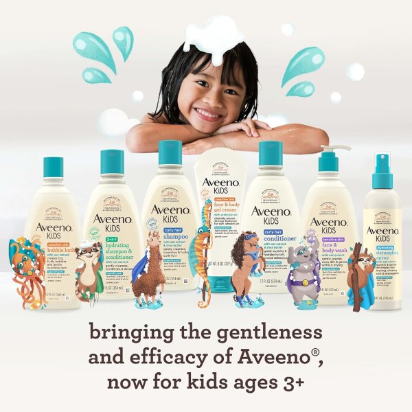 Aveeno Kids Bubble Bath Sensitive Skin 19.2 oz