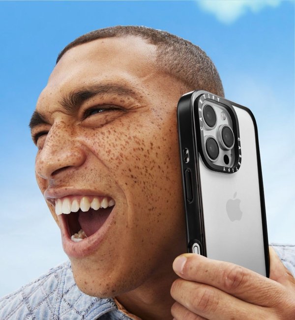 iPhone 14 Pro Max 手机壳 透明黑
