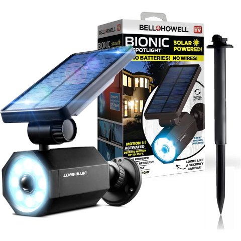 Bell+Howell Bionic Solar Waterproof Outdoor Yard Light
