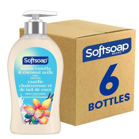 Softsoap 香草椰奶 保湿洗手液 6瓶