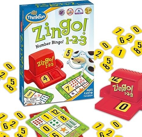 Think Fun Zingo 1-2-3 Number Game