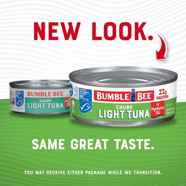 Bumble Bee Chunk Light Tuna in Oil 5oz 24 Cans