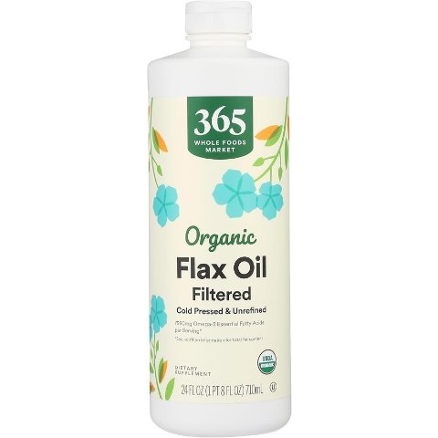 365 by Whole Foods Organic Filtered Flax Oil 24 fl oz