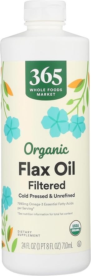 365 by Whole Foods Organic Filtered Flax Oil 24 fl oz