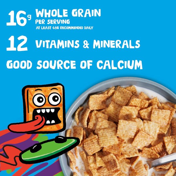 Cinnamon Toast Crunch Large Size Crispy Cinnamon Cereal 16.8 oz