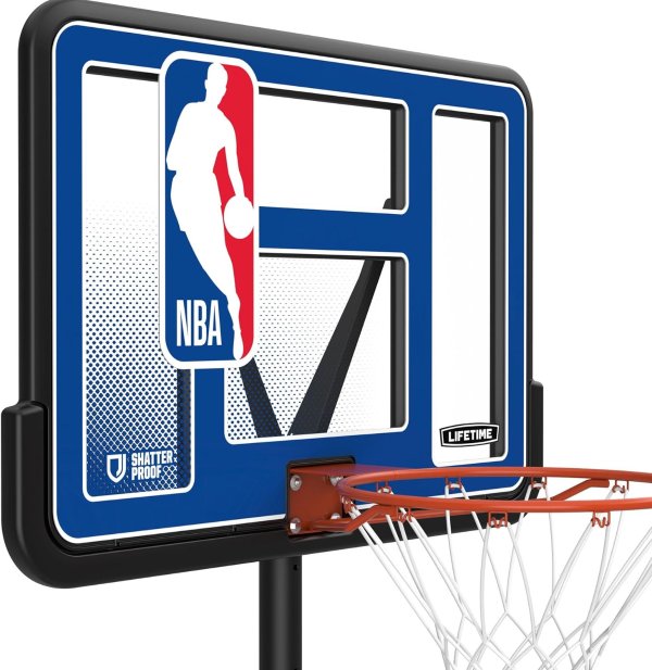 Lifetime NBA Portable Basketball Hoop 44-Inch Adjustable