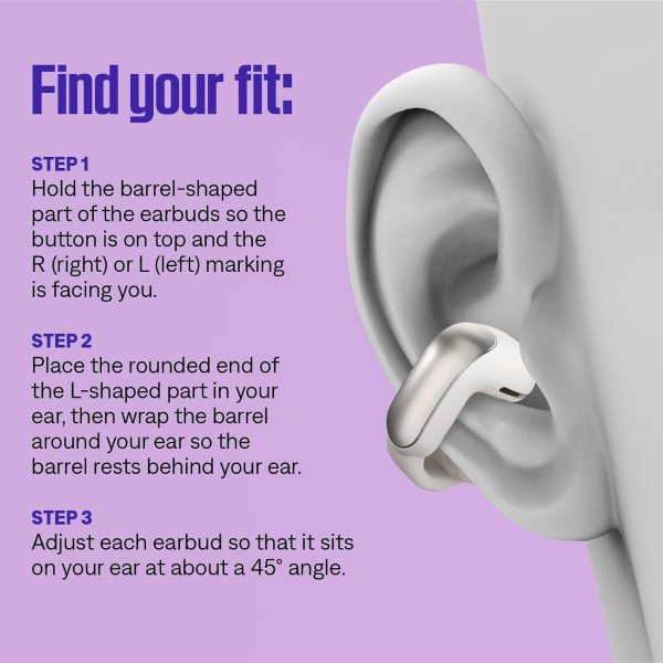 Bose Ultra Open Earbuds Bluetooth White Smoke