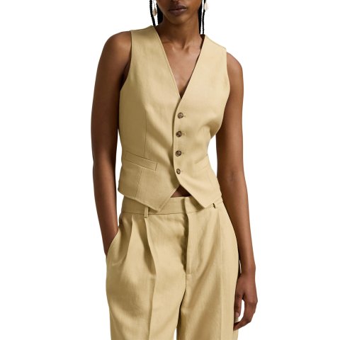 Nordstrom 女士麻织背心