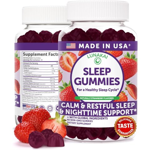 Lunakai Melatonin Sleep Gummies 10mg 60ct
