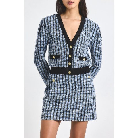 Alira Women s Stretch Tweed Miniskirt