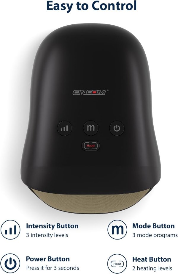 Hand Massager Cordless with Heat