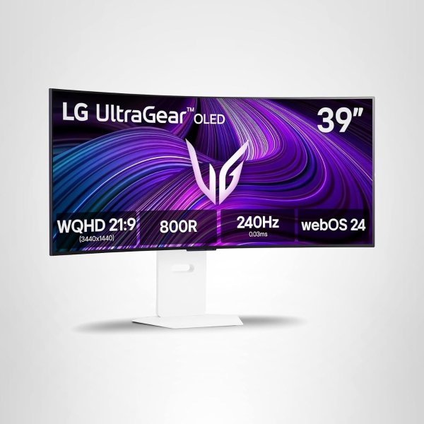  39GX90SA-W 39-Inch OLED Curved Gaming Monitor