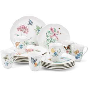 Lenox 蝶花餐具套装 18件