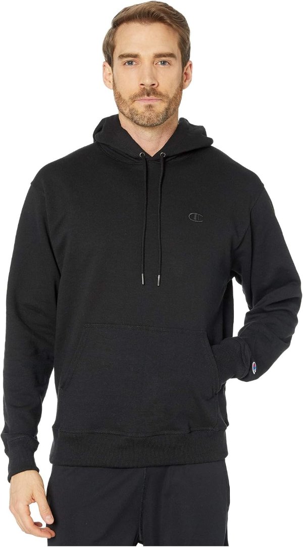 Champion Men's Pullover Hoodie C Logo Midweight