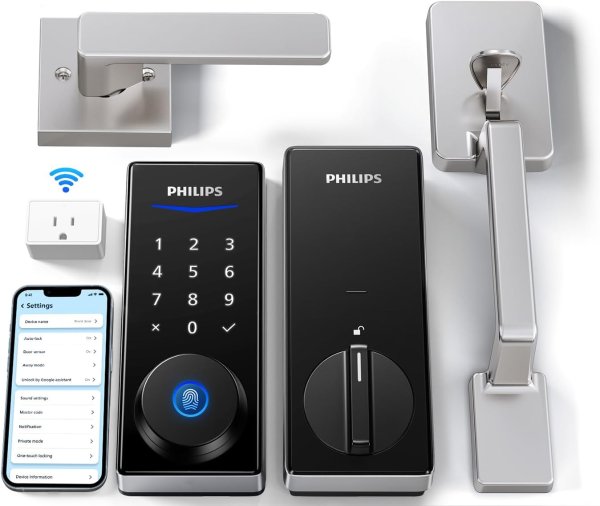 Wi-Fi Smart Door Lock Fingerprint Unlock