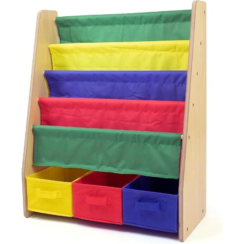 Humble Crew 4-Tier Kids Bookshelf Natural