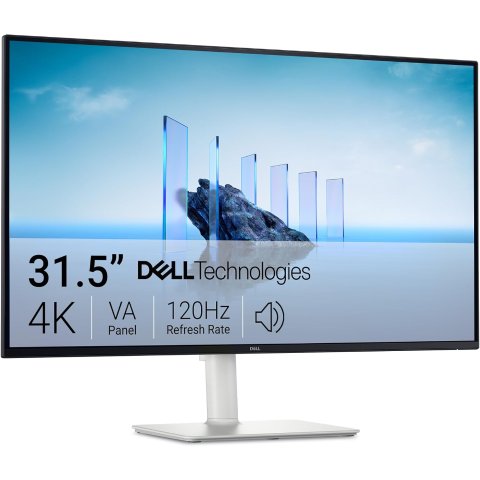 S3225QS 4K显示器 32英寸 灰白色