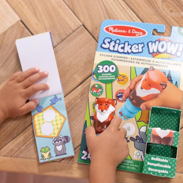 Melissa & Doug Fox Sticker Activity Book 24 Pages