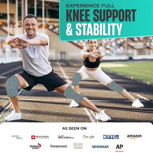 Modvel Compression Knee Brace Gray XXL 2-Pack