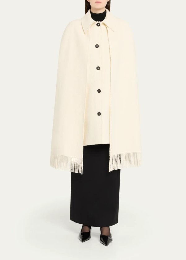 Fringe Cape Coat