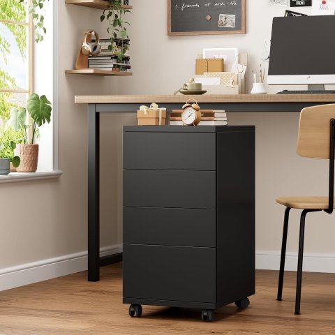 BOTLOG 4-Drawers Chest Black