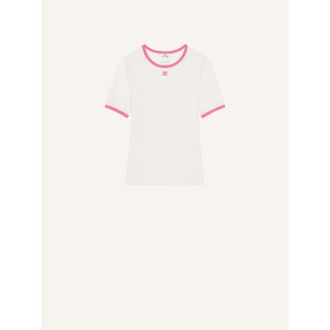 Signature Contrast Cotton T-Shirt