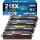 218X High Yield Toner Cartridges 4-Pack