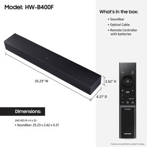 Samsung HW-B400F 回音壁 2.0声道