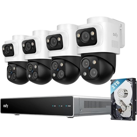  S4 Max 4K Security Camera 2TB HDD