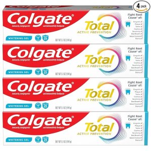Colgate 美白牙膏 5.1盎司 4支