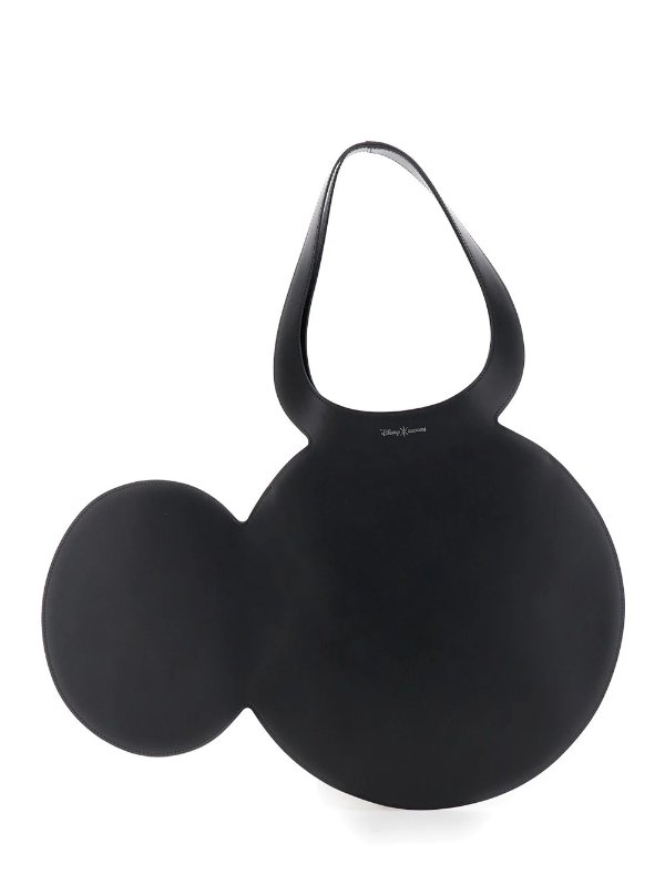  Mickey Black Handbag Cut-Out Handle