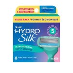Schick Hydro Silk 女士敏感肌5层刀片 6个
