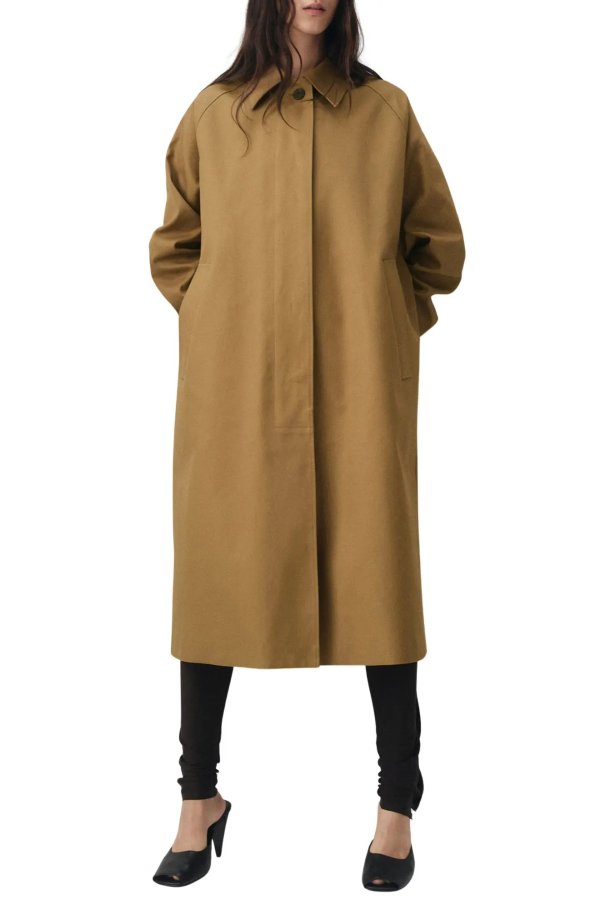 Selection Longline Cotton Trench Coat Women