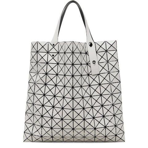 Bao Bao Issey Miyake Prism Matte-2 White Tote