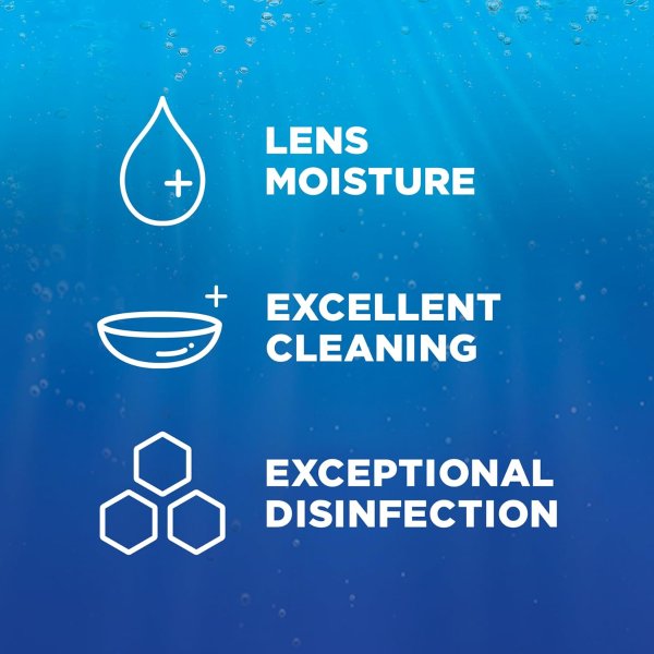 Contact Lens Solution 16oz 2-Pack + 2oz Travel Size