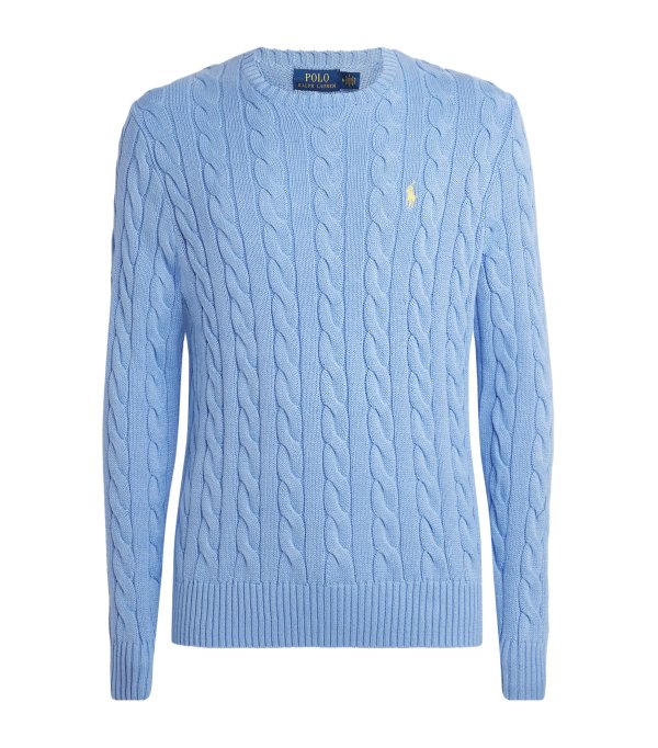  Cotton Cable-Knit Sweater