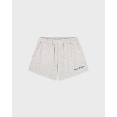 Sporty&Rich Disco Shorts Heather Gray Navy