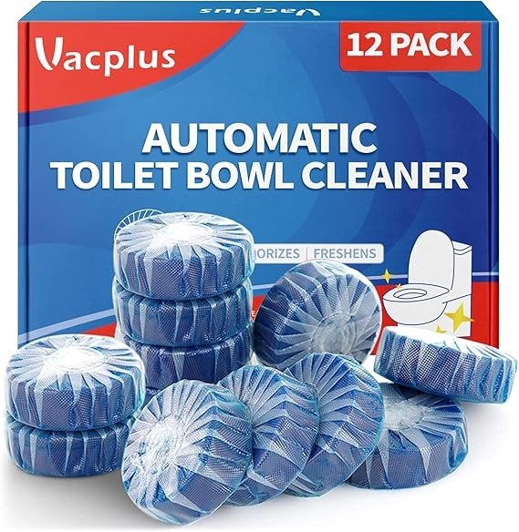 Vacplus Toilet Cleaner Tablets 12 Pack