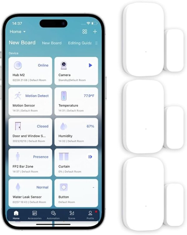 Zigbee 门窗传感器 3只装